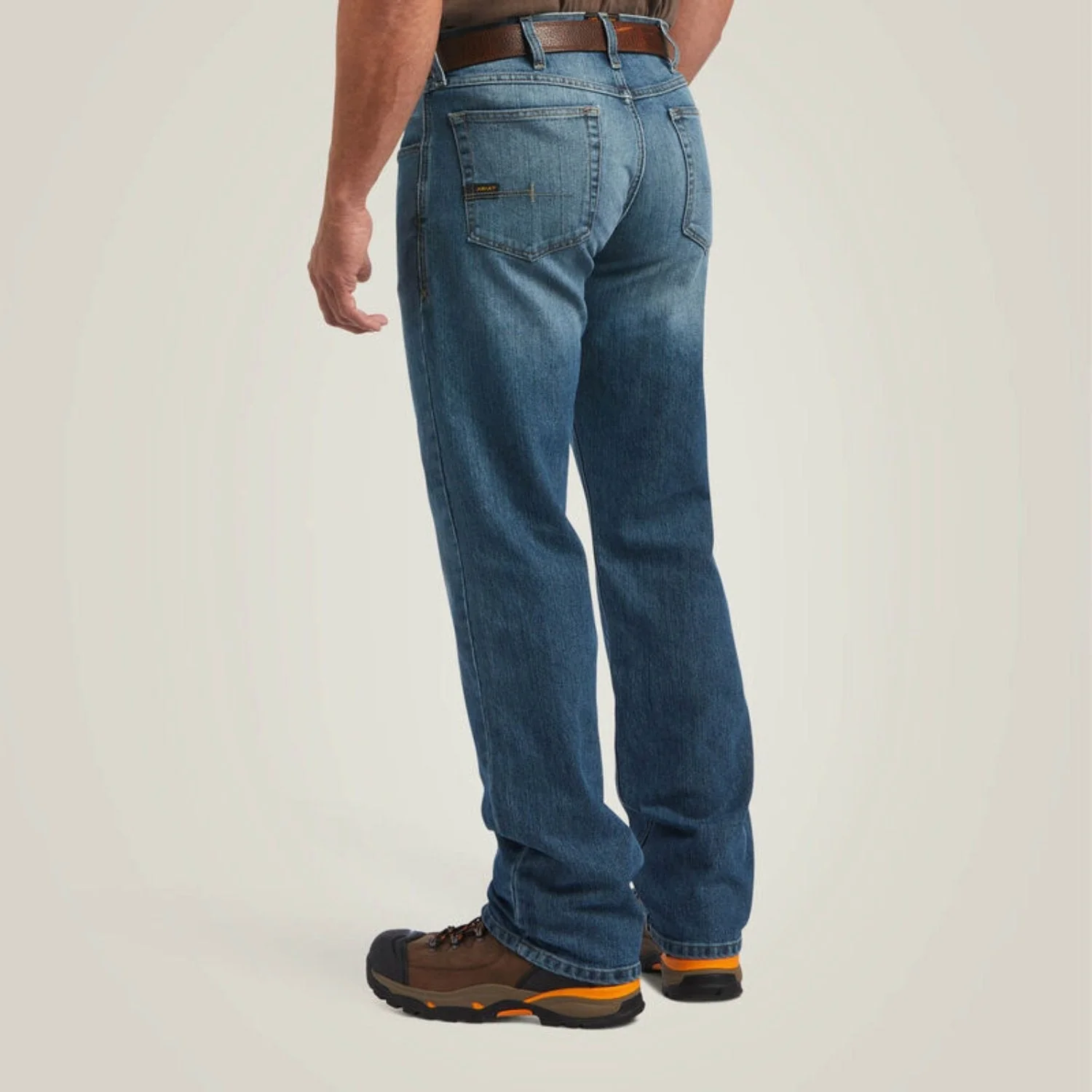 Ariat Men's Rebar M5 Basic Stackable Straight Leg Jean - Image 4