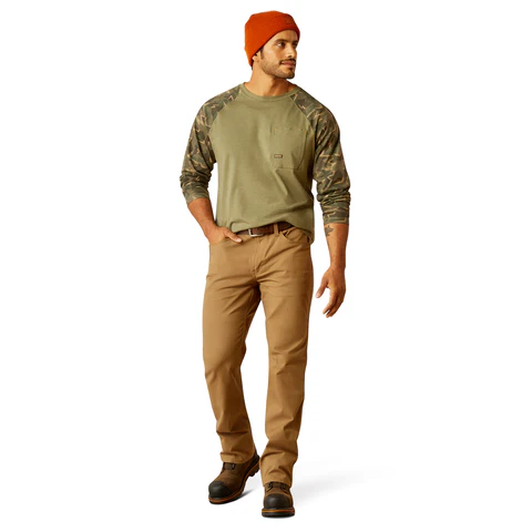 Ariat Men's Rebar M5 DuraStretch Made Tough Straight Leg Pant - Image 2