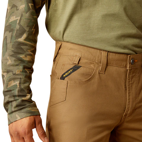 Ariat Men's Rebar M5 DuraStretch Made Tough Straight Leg Pant - Image 3