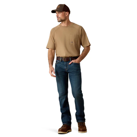 Ariat Men's Rebar M7 DuraStretch Edge Stackable Straight Leg Jean - Image 2