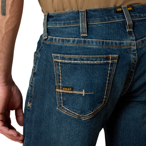 Ariat Men's Rebar M7 DuraStretch Edge Stackable Straight Leg Jean - Image 4