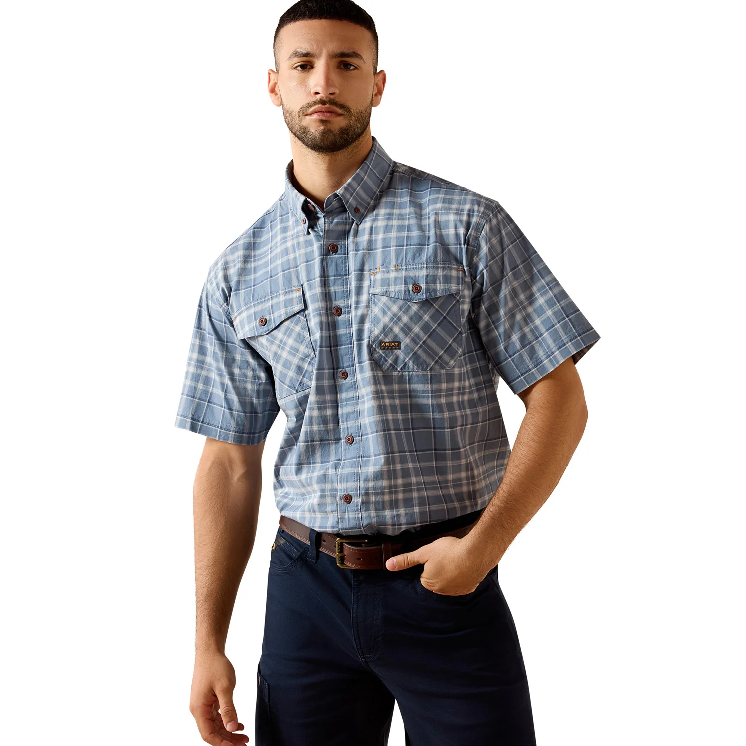 Ariat Men's Rebar Made Tough DuraStretch Work Shirt
