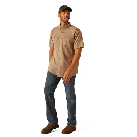 Ariat Men's Rebar Made Tough 360 AirFlow Work Shirt - Image 5