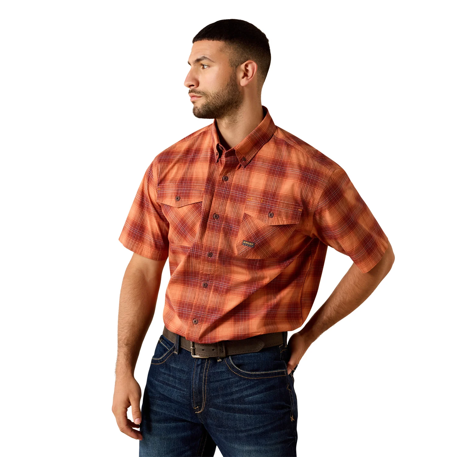 Ariat Men's Rebar DuraStretch Short Sleeve Work Shirt