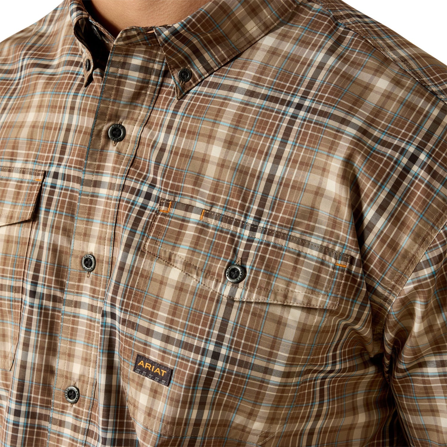 Ariat Men's Rebar Made Tough VentTEK DuraStretch Work Shirt - Image 4