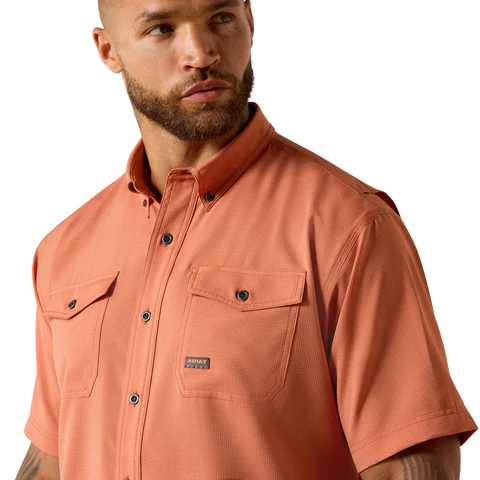 Ariat Men's Rebar Made Tough VentTEK DuraStretch Work Shirt - Image 2
