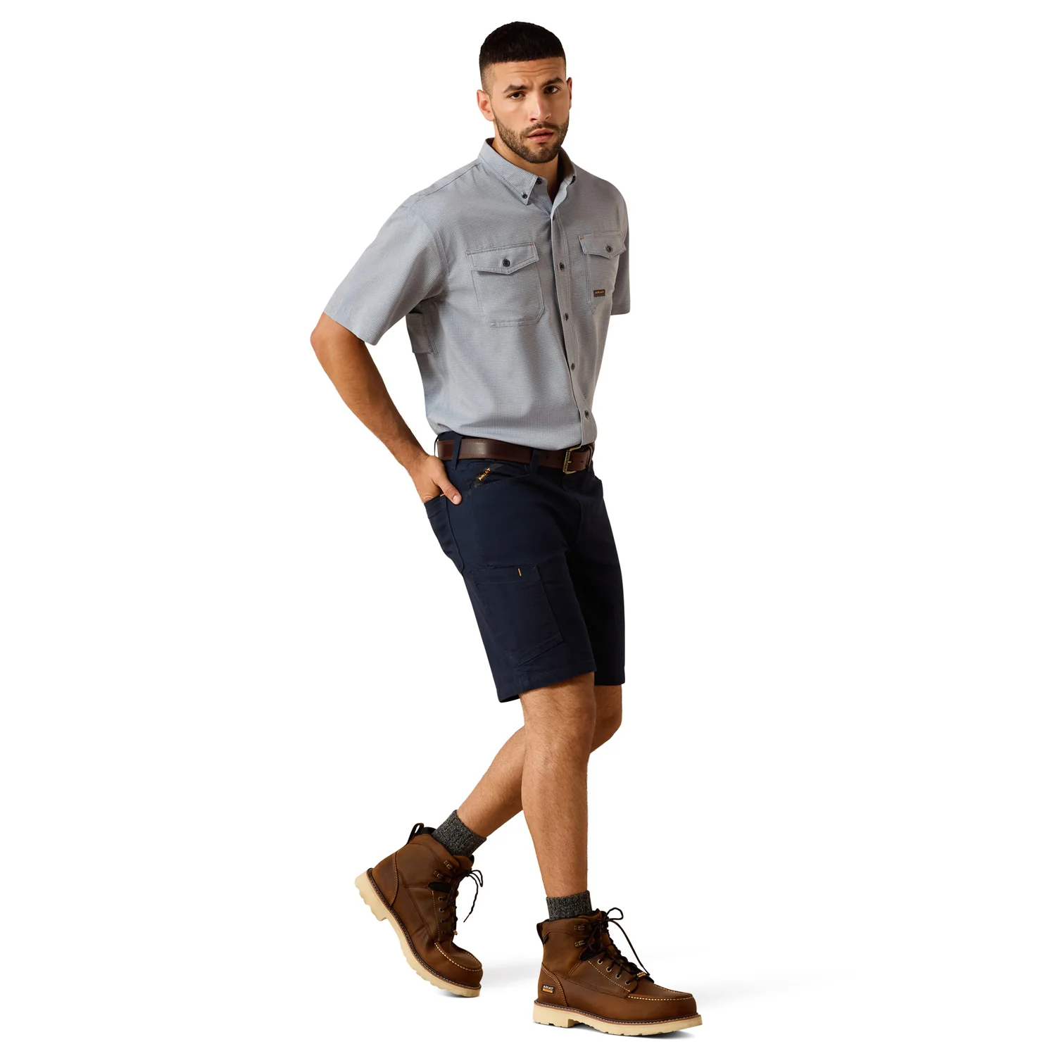 Ariat Men's Rebar Made Tough VentTEK DuraStretch Work Shirt - Image 5