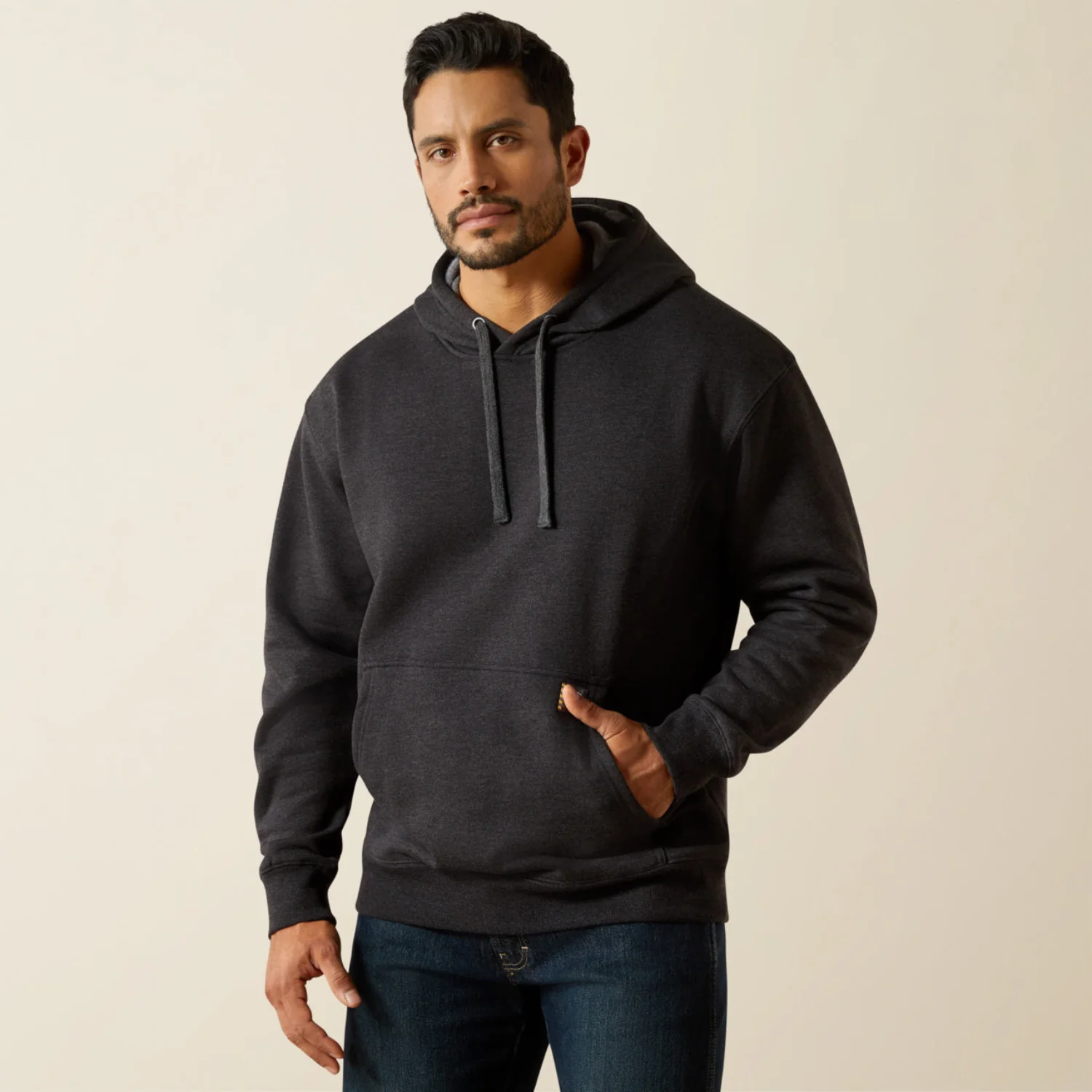 Ariat Men's Rebar Workman Bolt Graphic Hoodie - Image 2