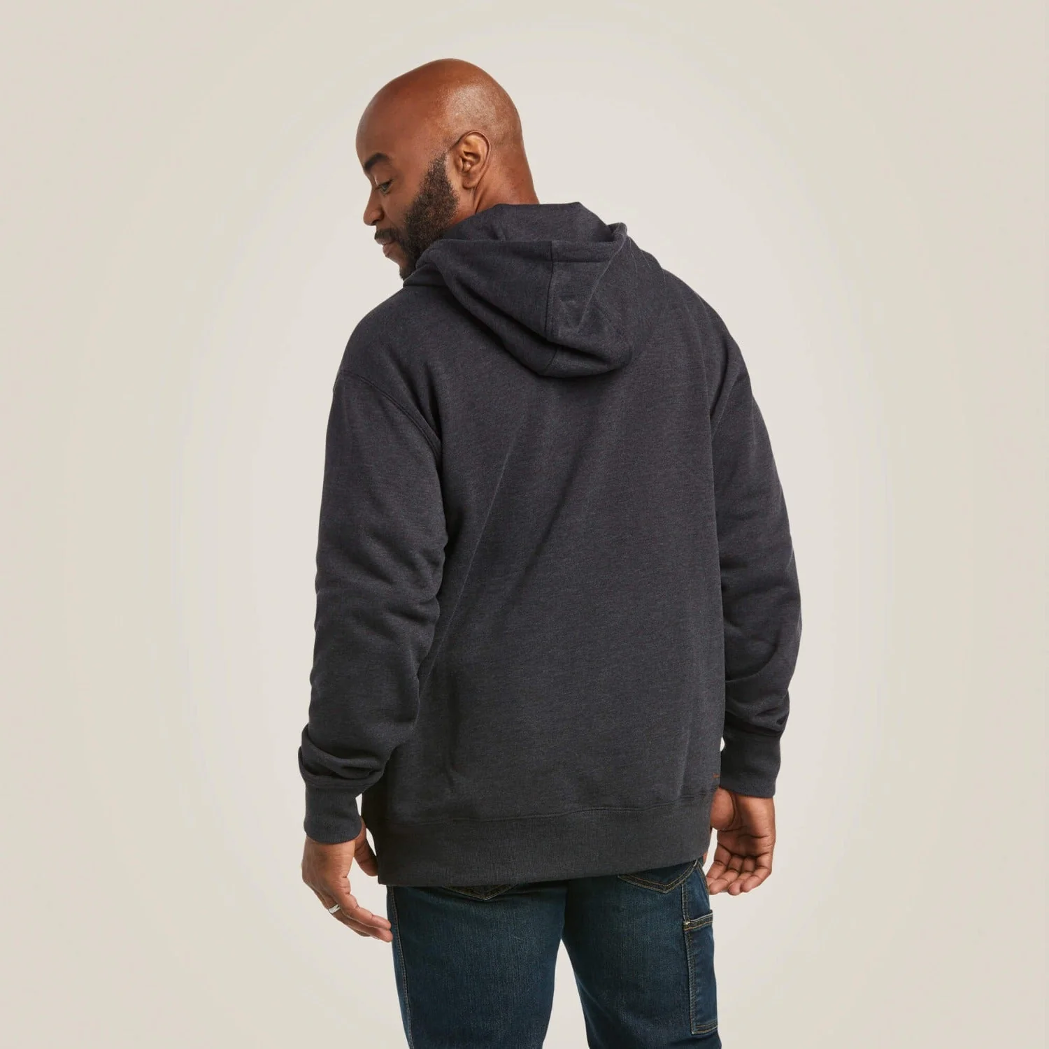 Ariat Men's Rebar Workman Quarter Zip Hoodie - Image 3