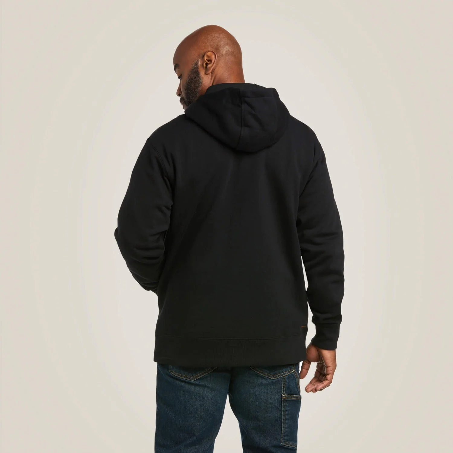 Ariat Men's Rebar Workman Quarter Zip Hoodie - Image 3