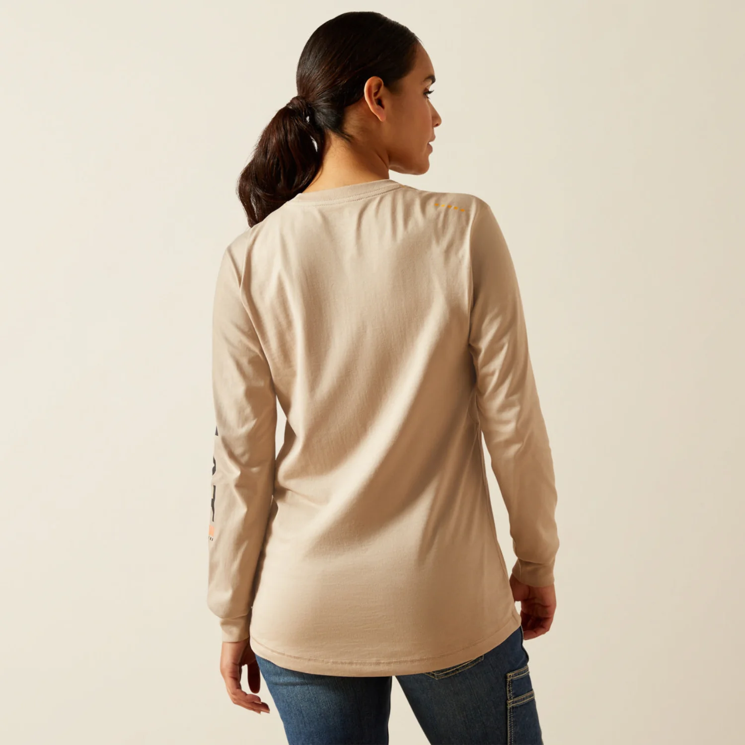 Ariat Women's Rebar Workman Logo Pocket Long Sleeve T-Shirt - Image 5