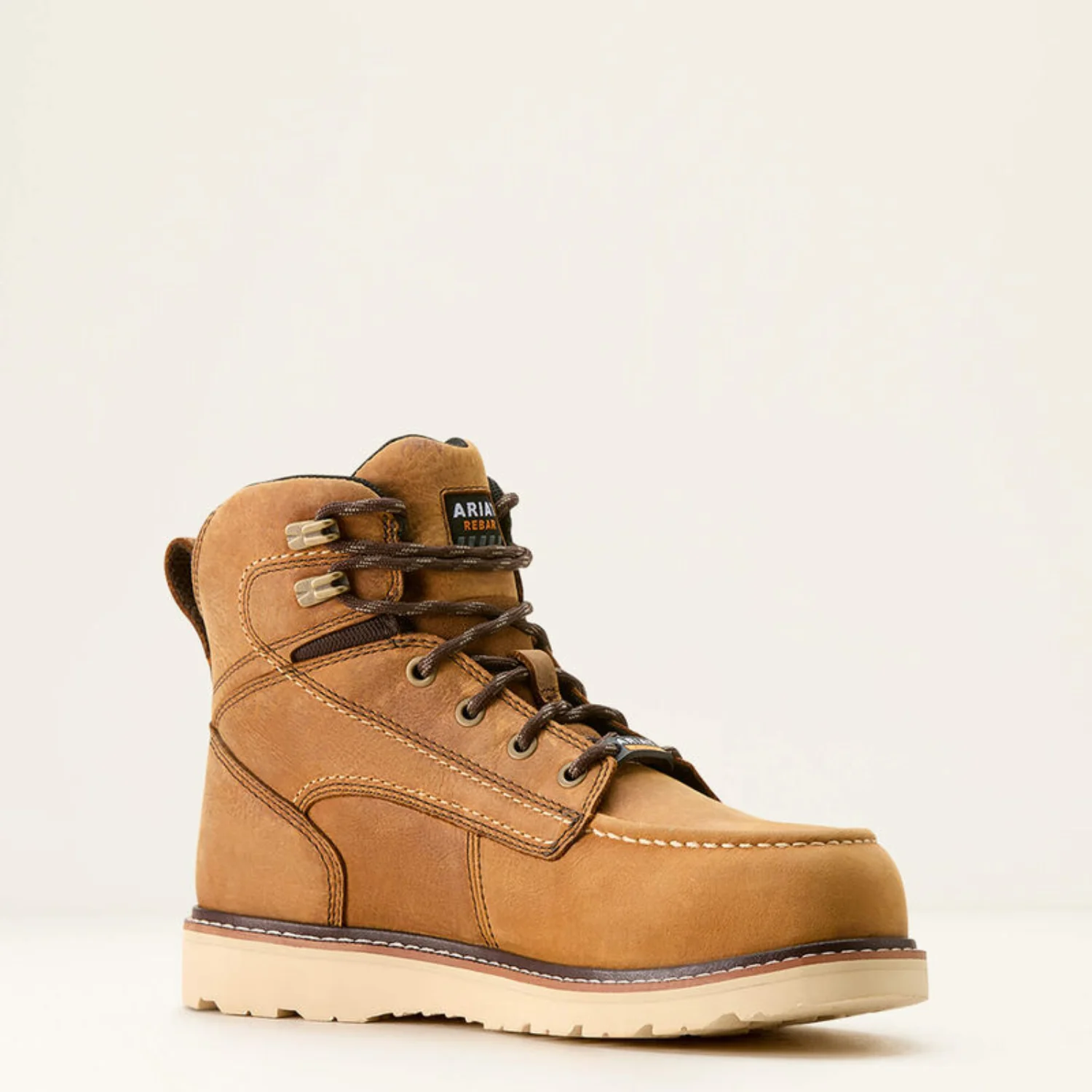 Ariat Women's Rebar 6" Waterproof Moc CompToe Work Boot - Image 3