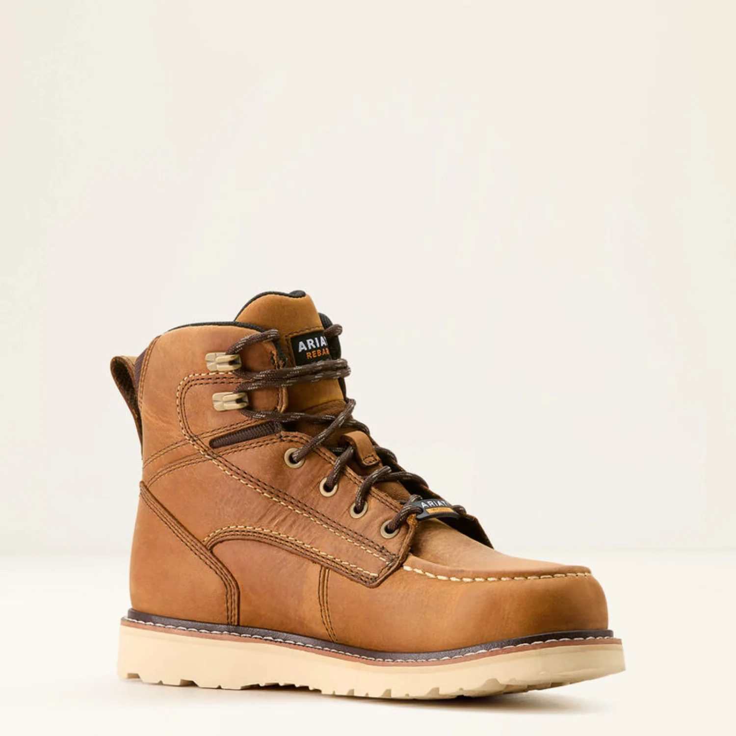 Ariat Women's Rebar 6" Waterproof Moc Toe Work Boot - Image 3