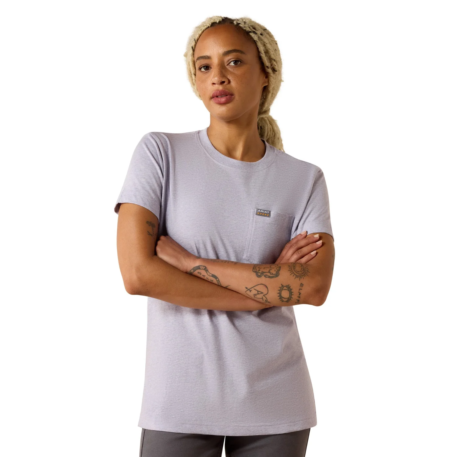 Ariat Women's Rebar Cotton Strong Space Dyed T-Shirt