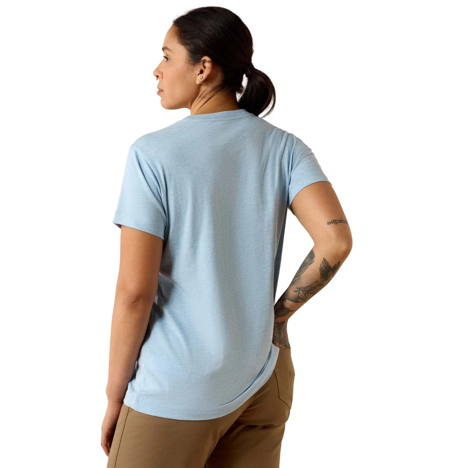 Ariat Women's Rebar CottonStrong™ Space Dye Short Sleeve T-Shirts - Image 2