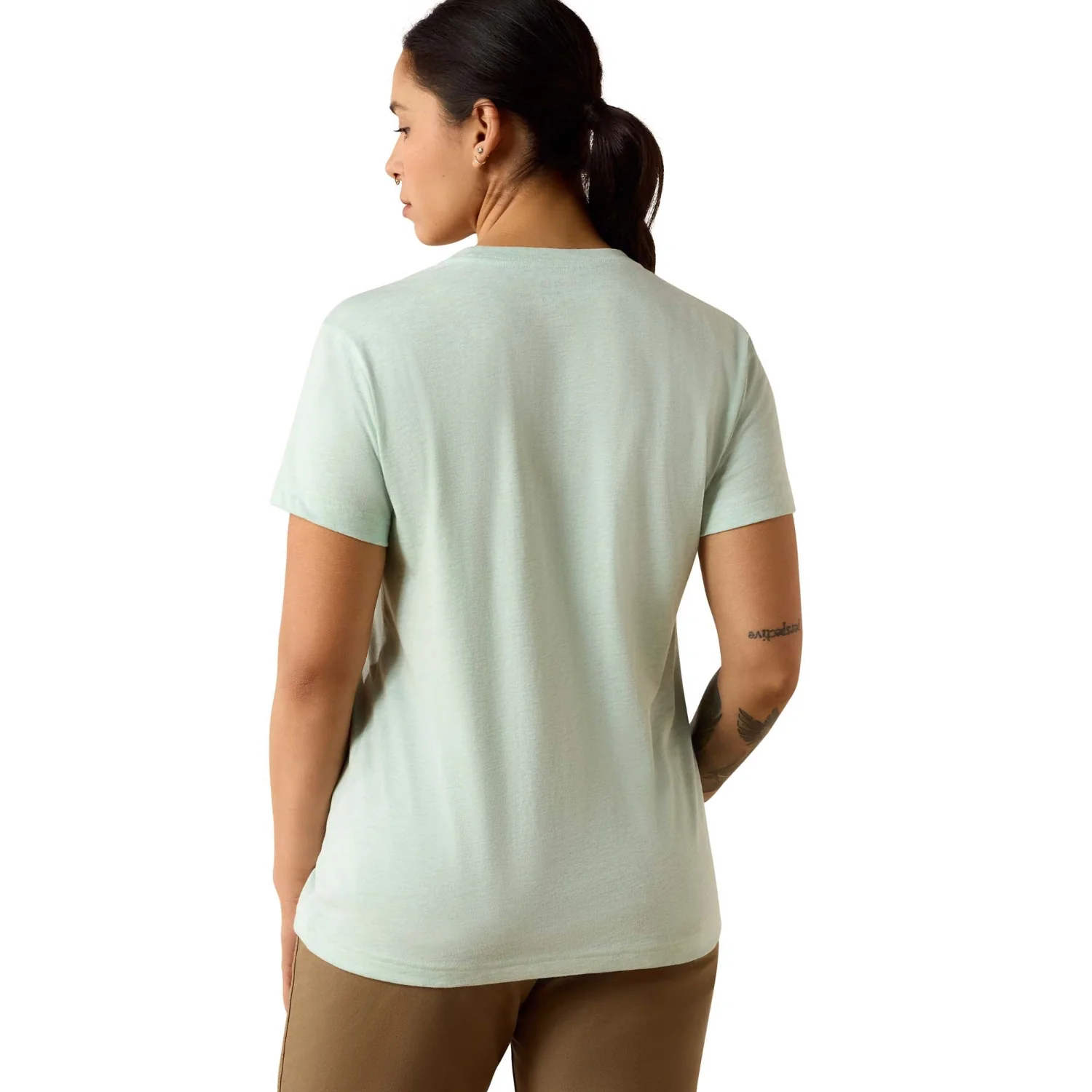 Ariat Women's Rebar Cotton Strong Space Dyed T-Shirt - Image 2