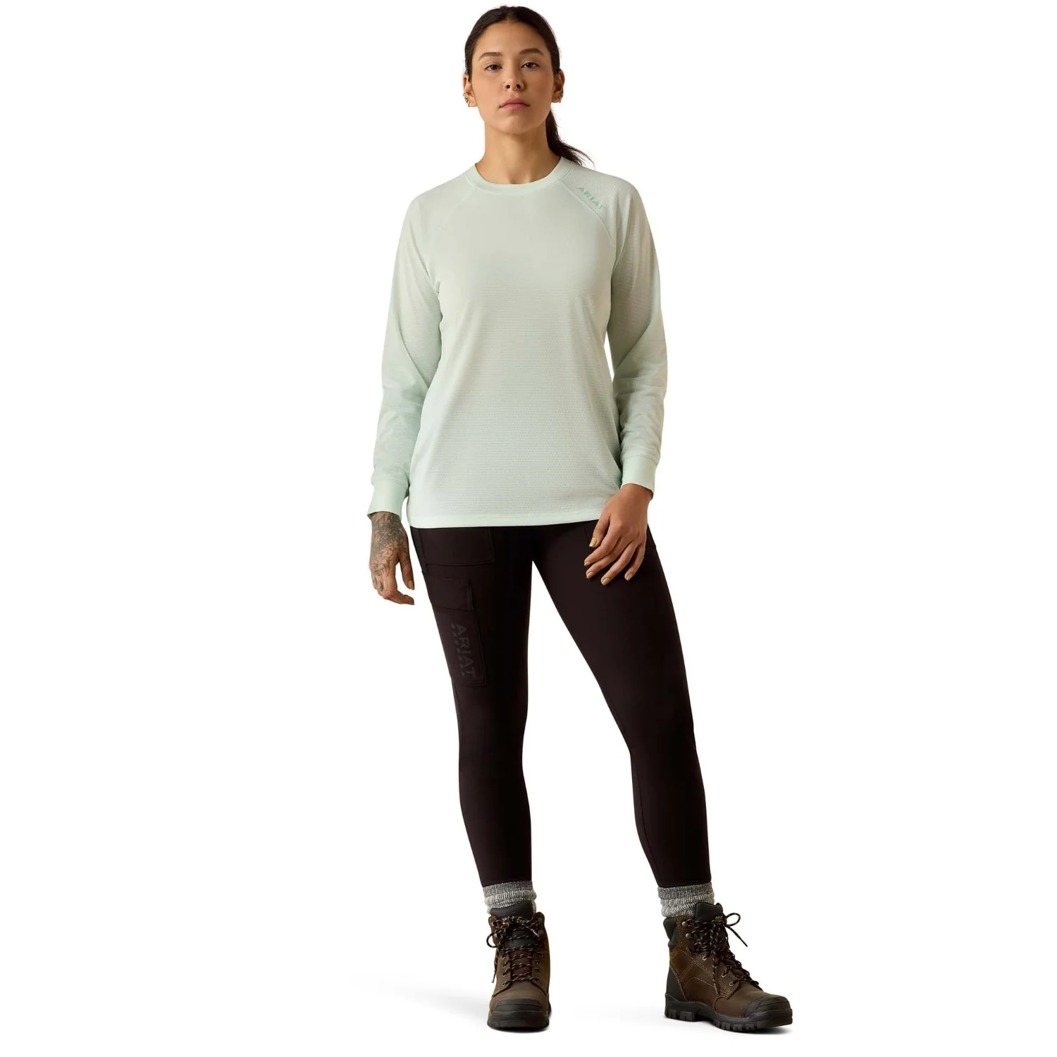 Ariat Women's Rebar Heat Fighter Essential Long Sleeve T-Shirt - Image 4