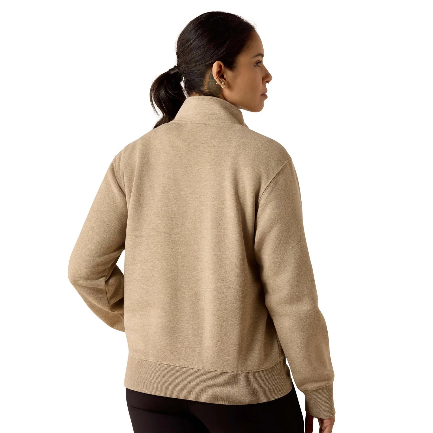 Ariat Women's Rebar Lightweight Mock 1/2 Zip Sweatshirt - Image 2