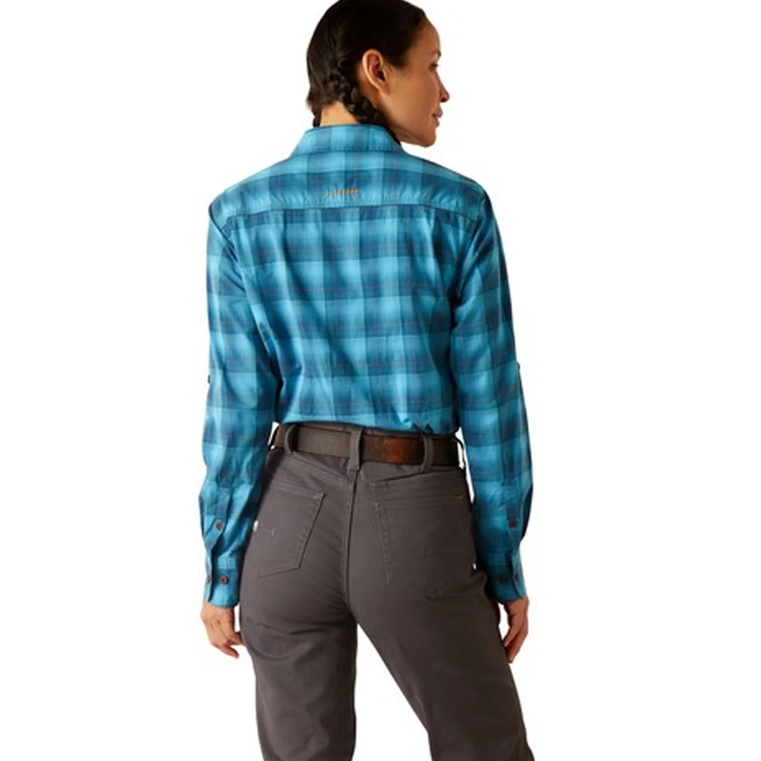 Ariat Women's Rebar Made Tough DuraStretch Button-Down Work Shirt - Image 3