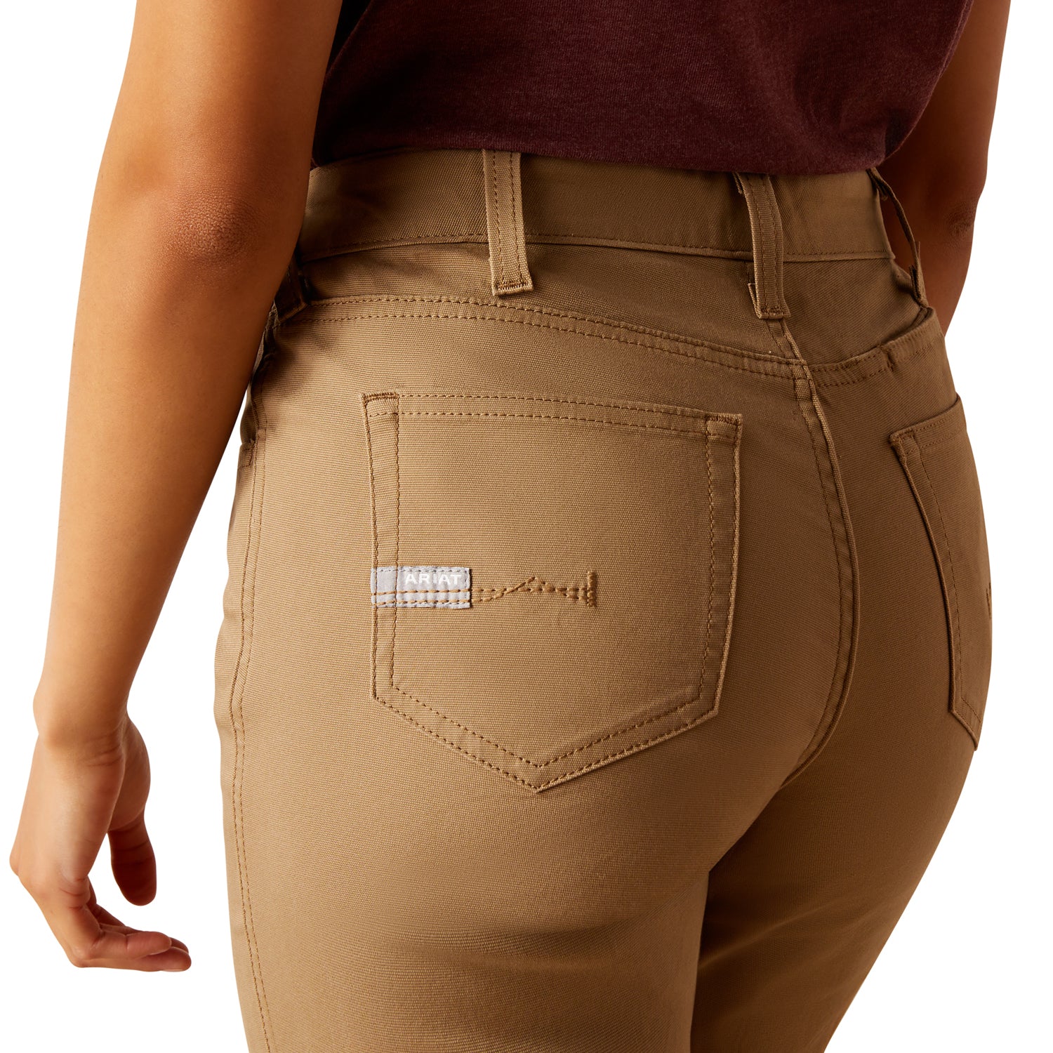 Ariat Women's Rebar Perfect Rise Made Tough Straight Pant - Image 3