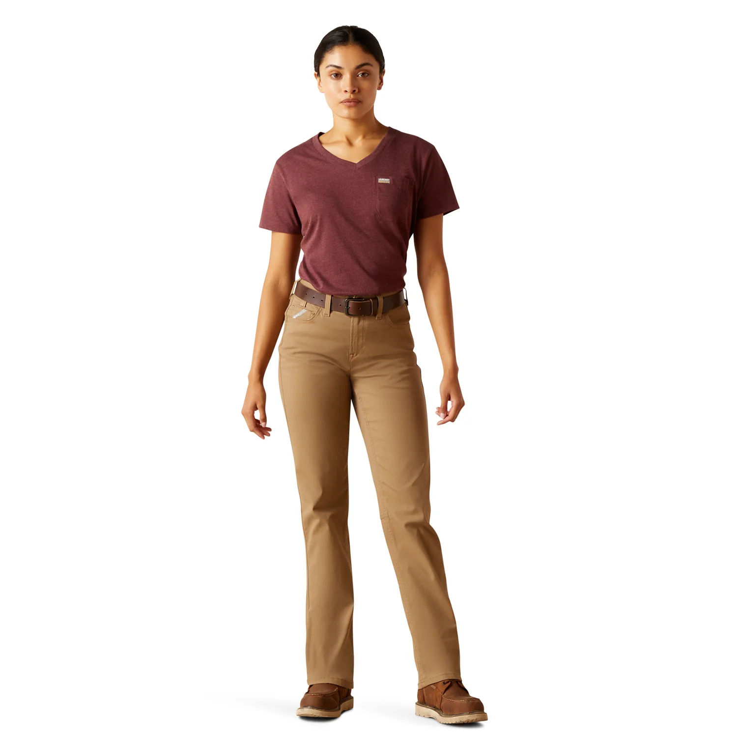 Ariat Women's Rebar Perfect Rise Made Tough Straight Pant - Image 5