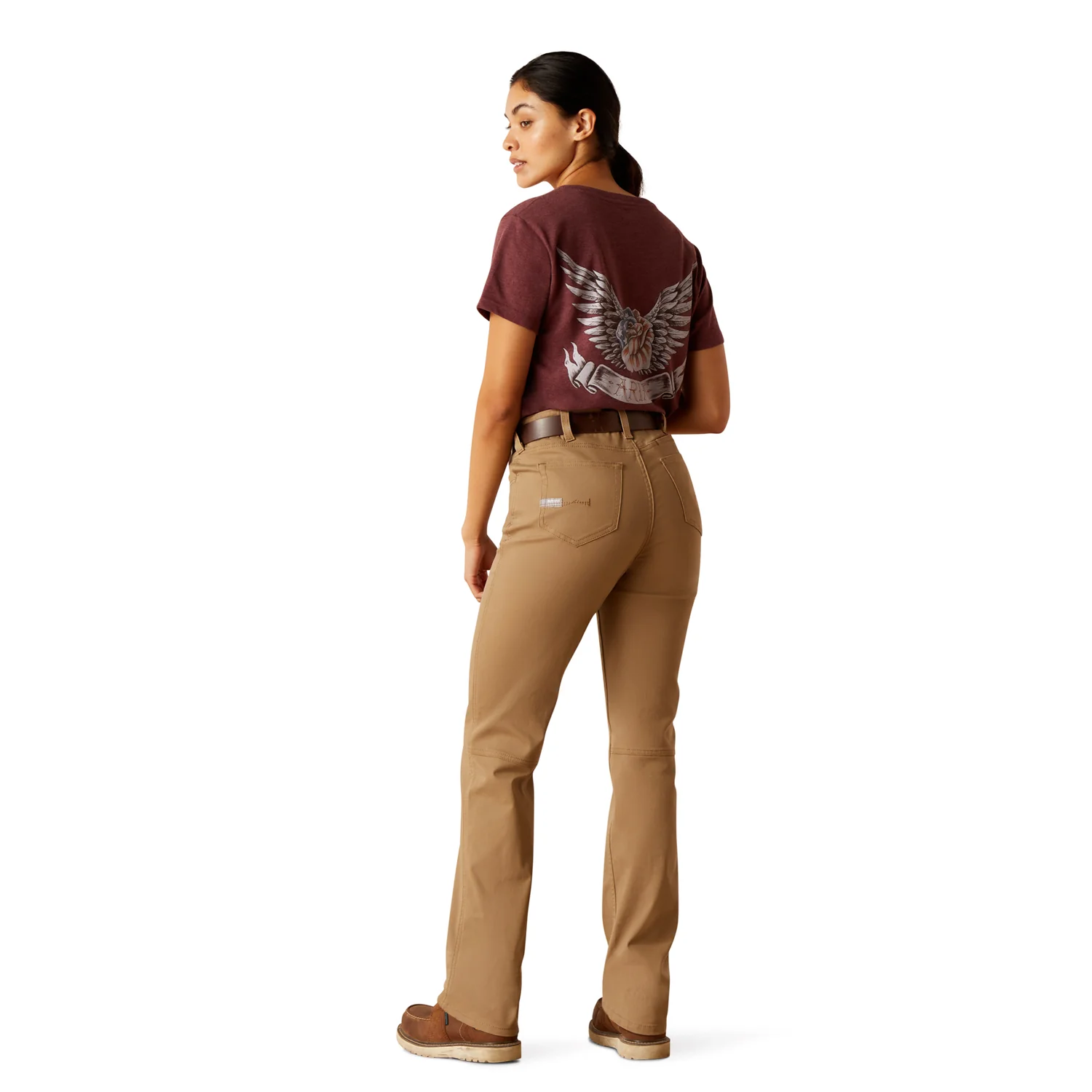 Ariat Women's Rebar Perfect Rise Made Tough Straight Pant - Image 6
