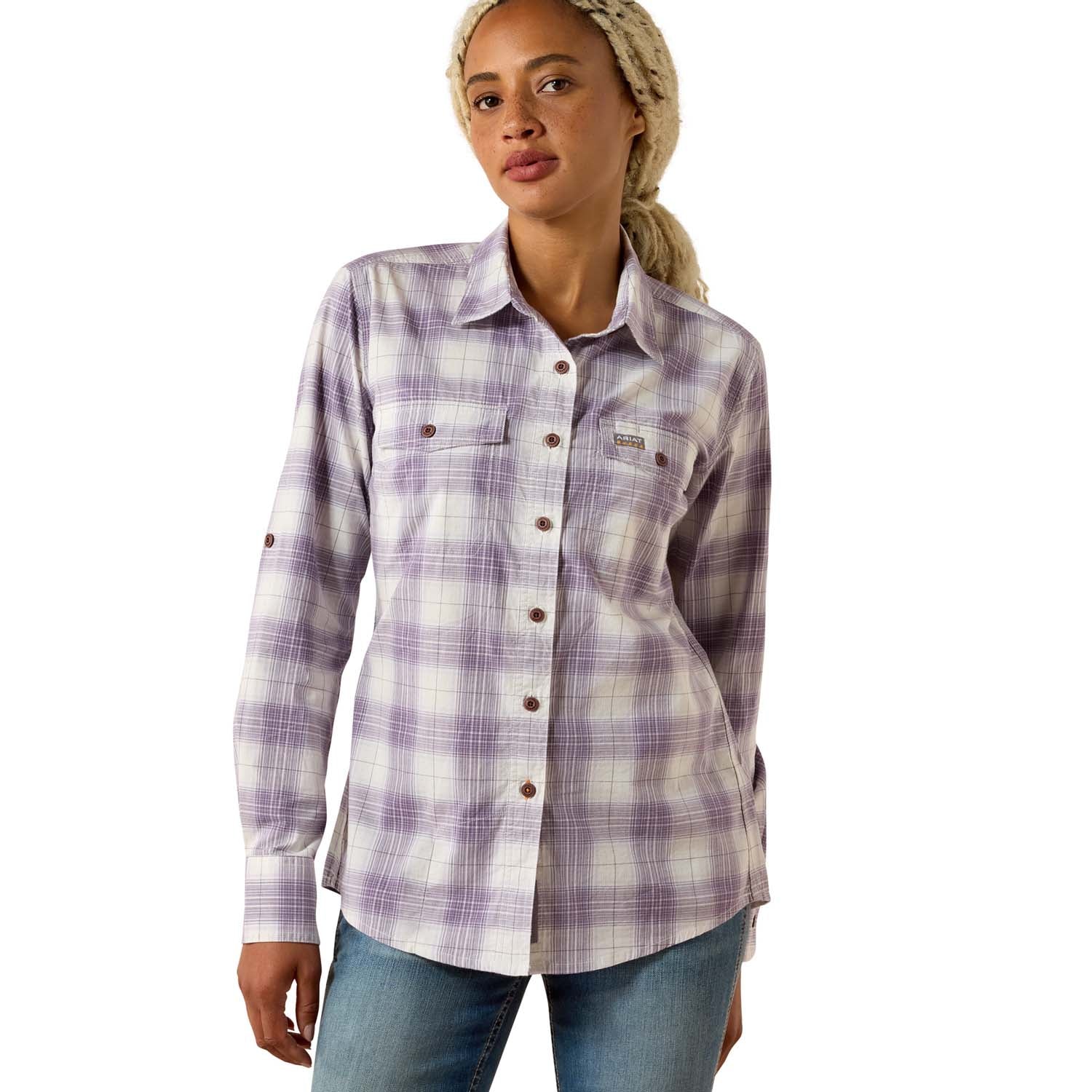 Ariat Women's Rebar Made Tough DuraStretch Work Shirt