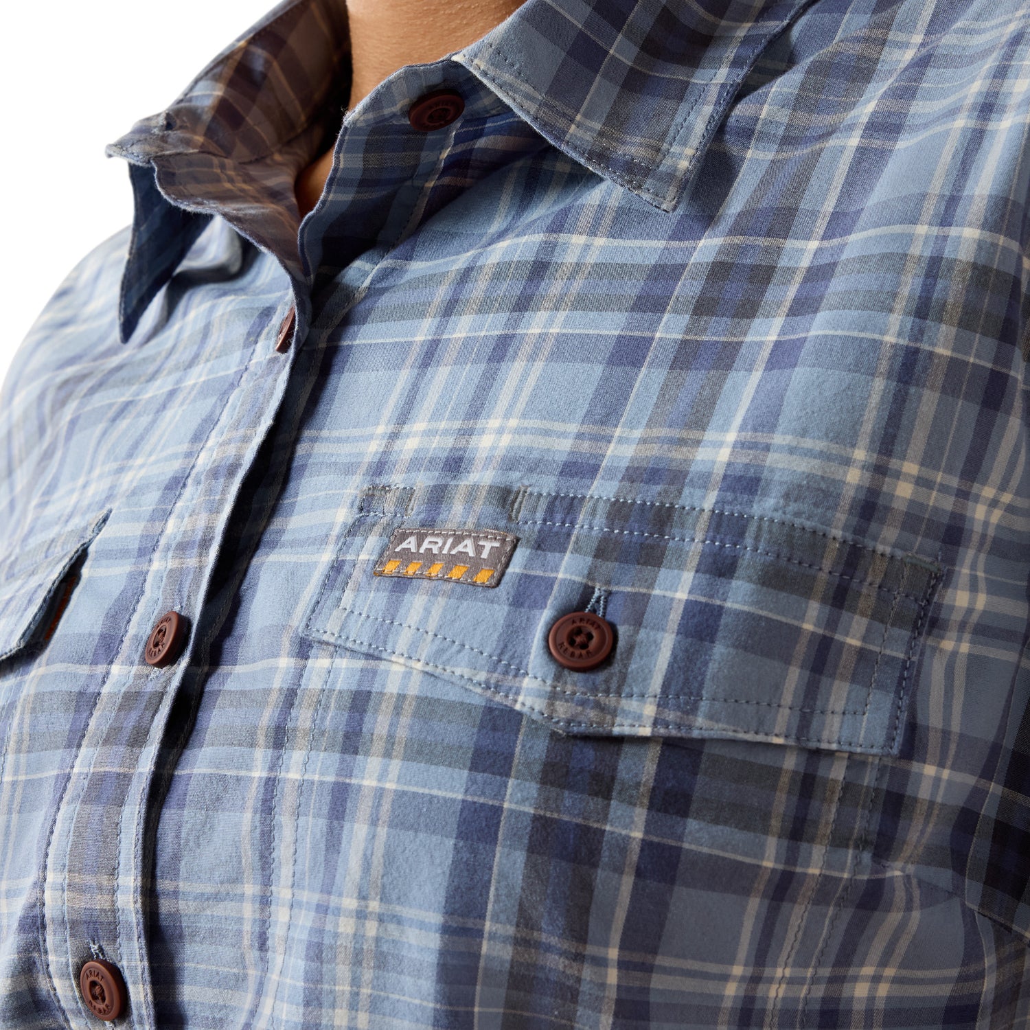 Ariat Women's Rebar Made Tough DuraStretch Work Shirt - Image 3