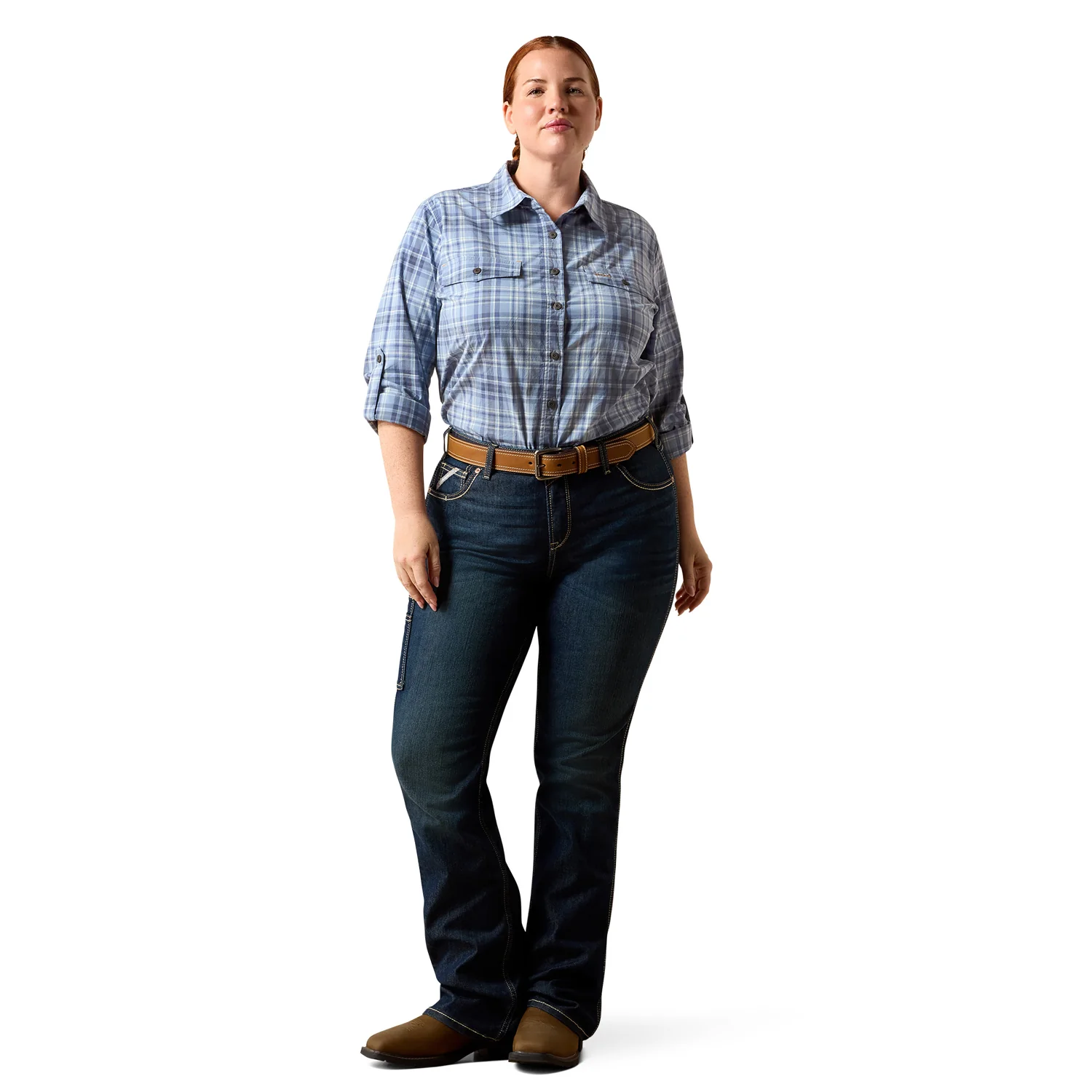 Ariat Women's Rebar Made Tough DuraStretch Work Shirt - Image 4
