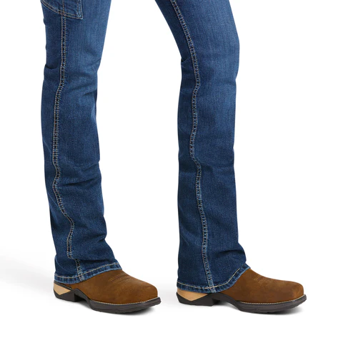Ariat Women's Rebar Work Flex Perfect Rise Riveter Boot Cut Jean - Image 9