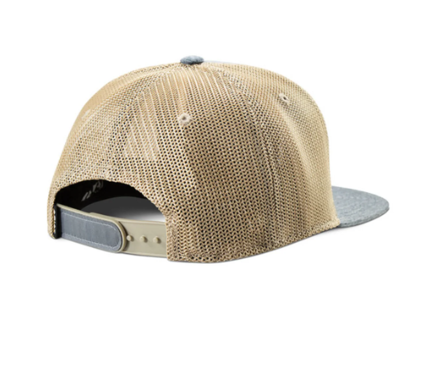 Ariat Men's Work Leather Patch Snapback Meshback Hat - Image 2