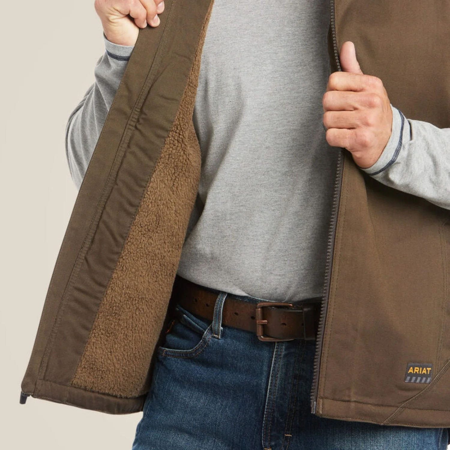 Ariat Men's Rebar DuraCanvas Vest - Image 3