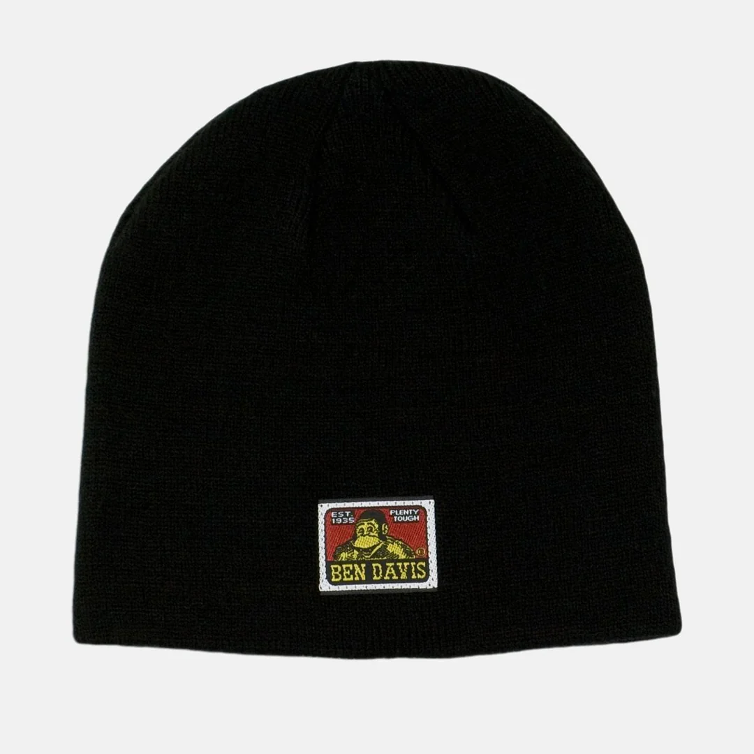 Ben Davis Skully Cap Logo Patch Beanie