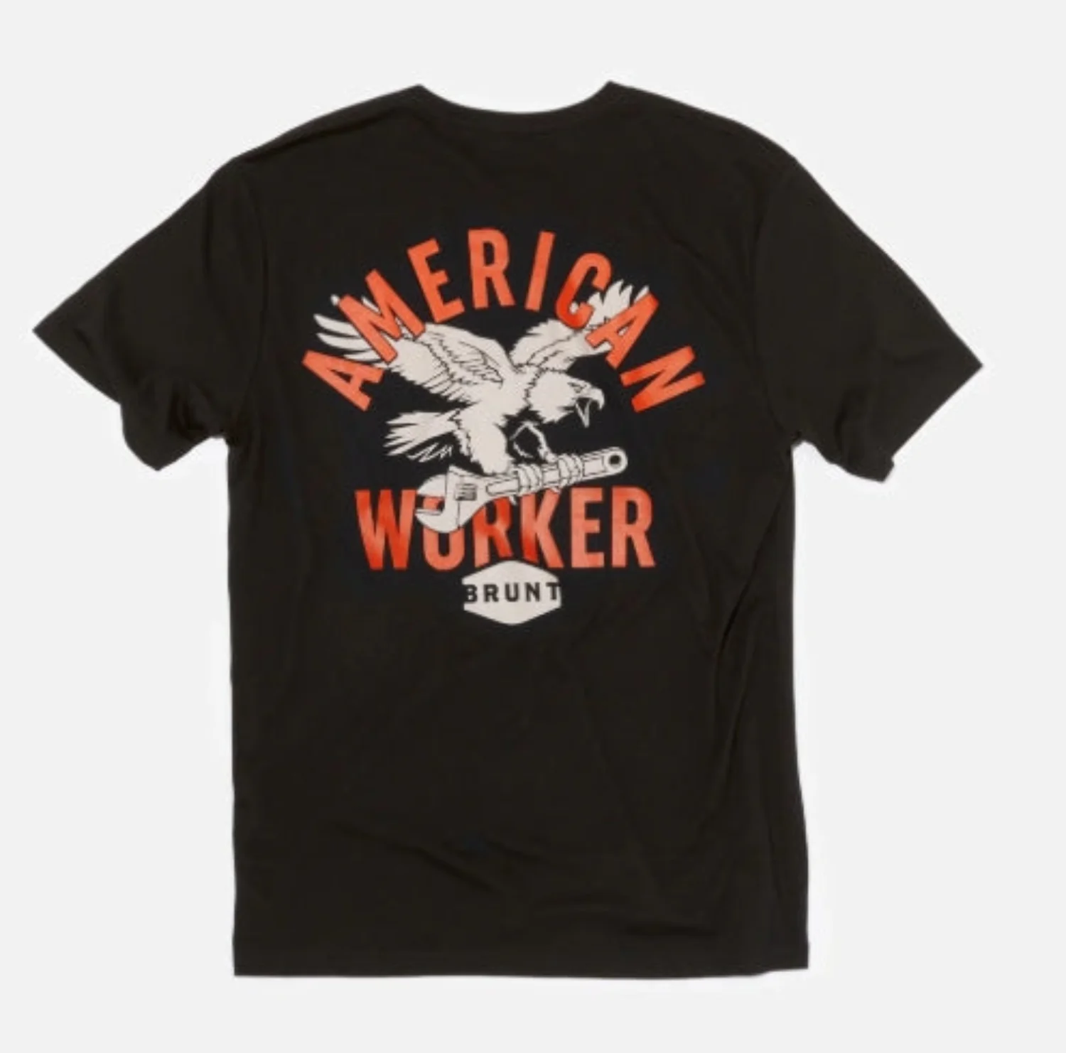 BRUNT Men's American Worker Graphic Short Sleeve T-Shirt