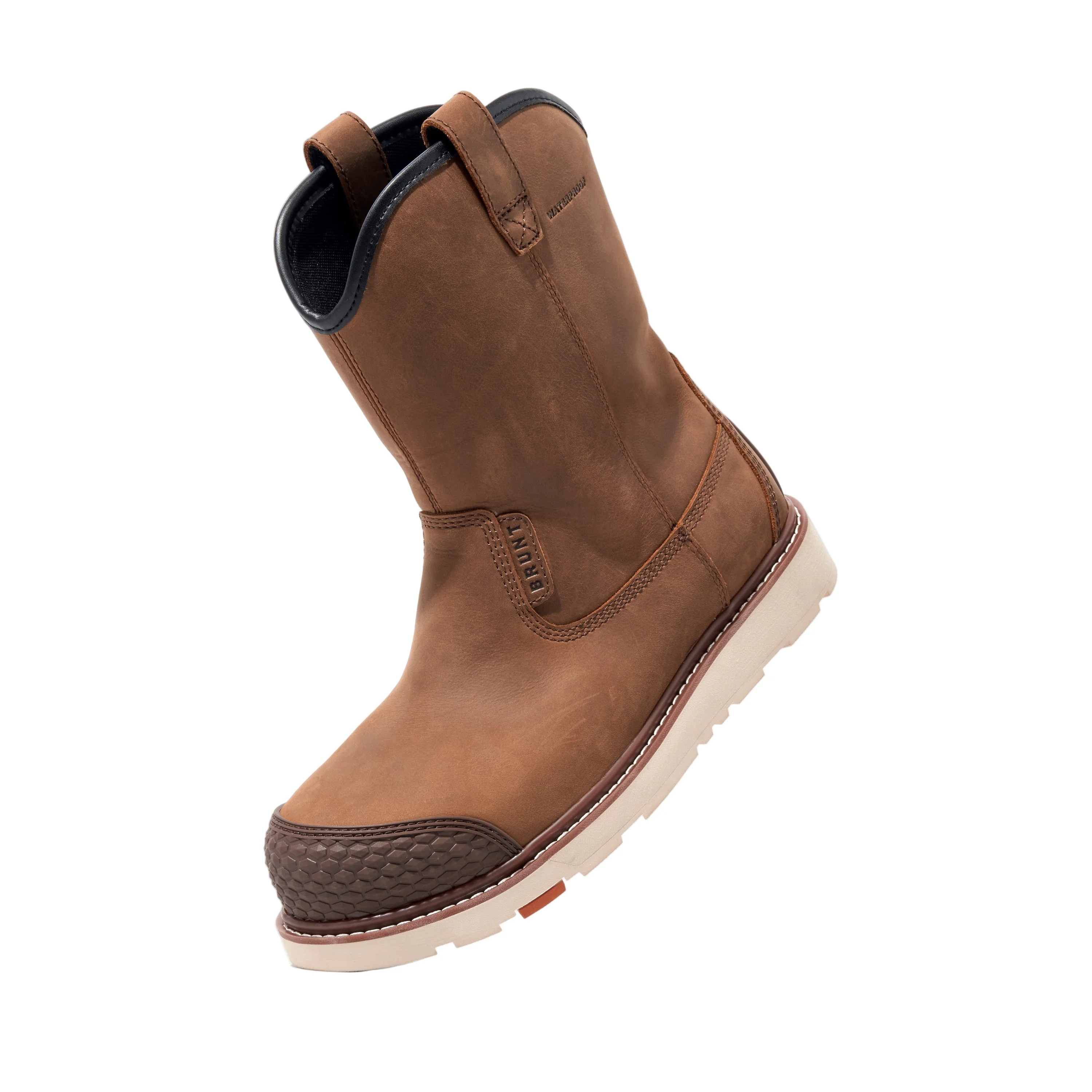 BRUNT Men's Bolduc BRUNT Toe Waterproof Work Boot - Image 7