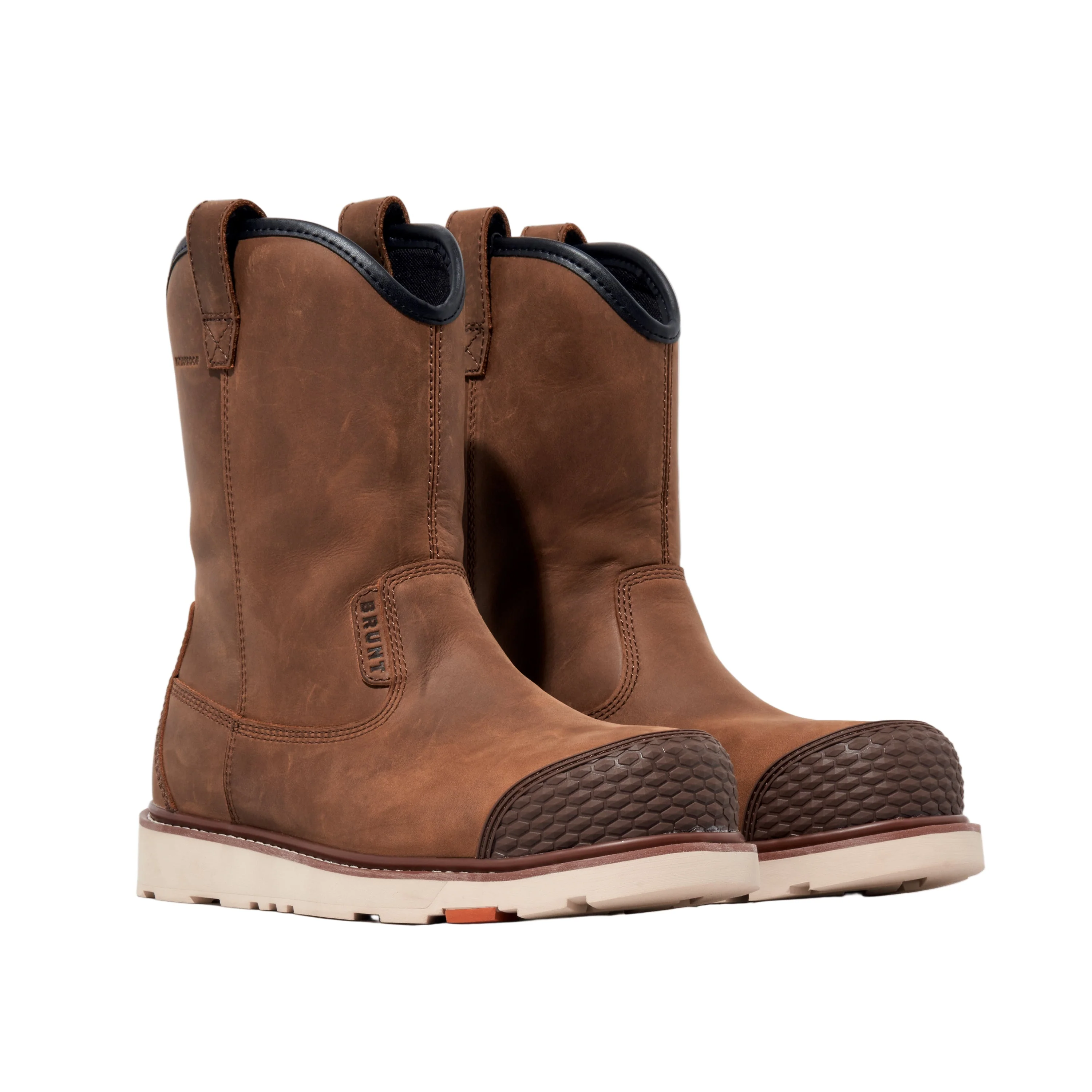 BRUNT Men's Bolduc BRUNT Toe Waterproof Work Boot - Image 8