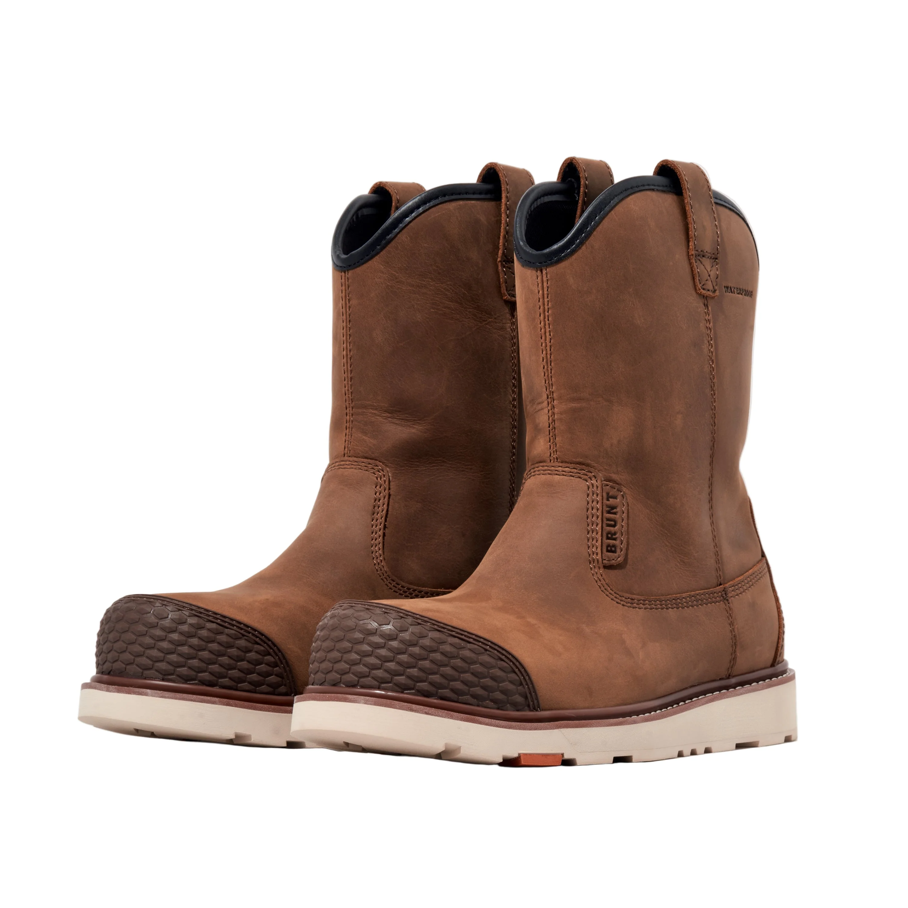 BRUNT Men's Bolduc BRUNT Toe Waterproof Work Boot - Image 9