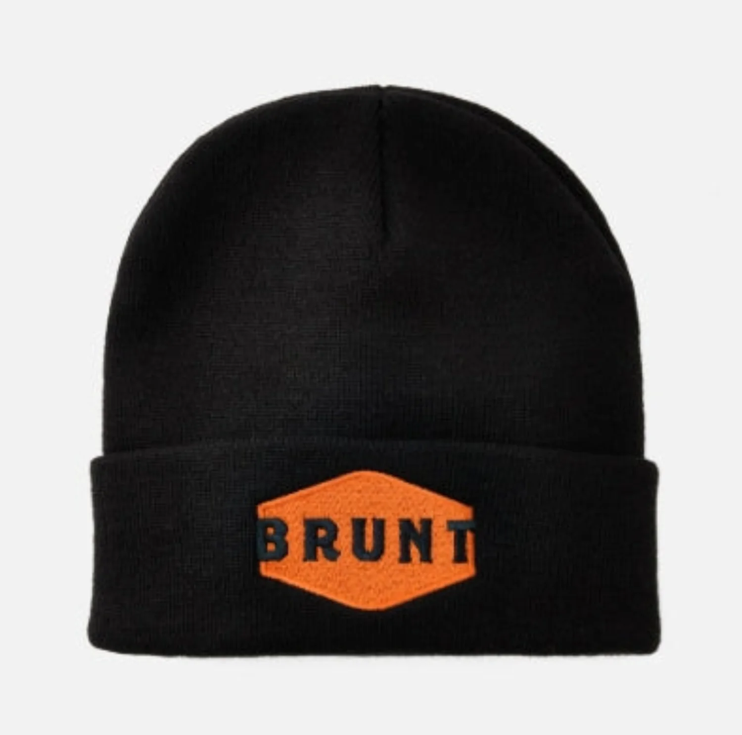 BRUNT Men's Cuffed Embroidered Logo Acrylic Beanie
