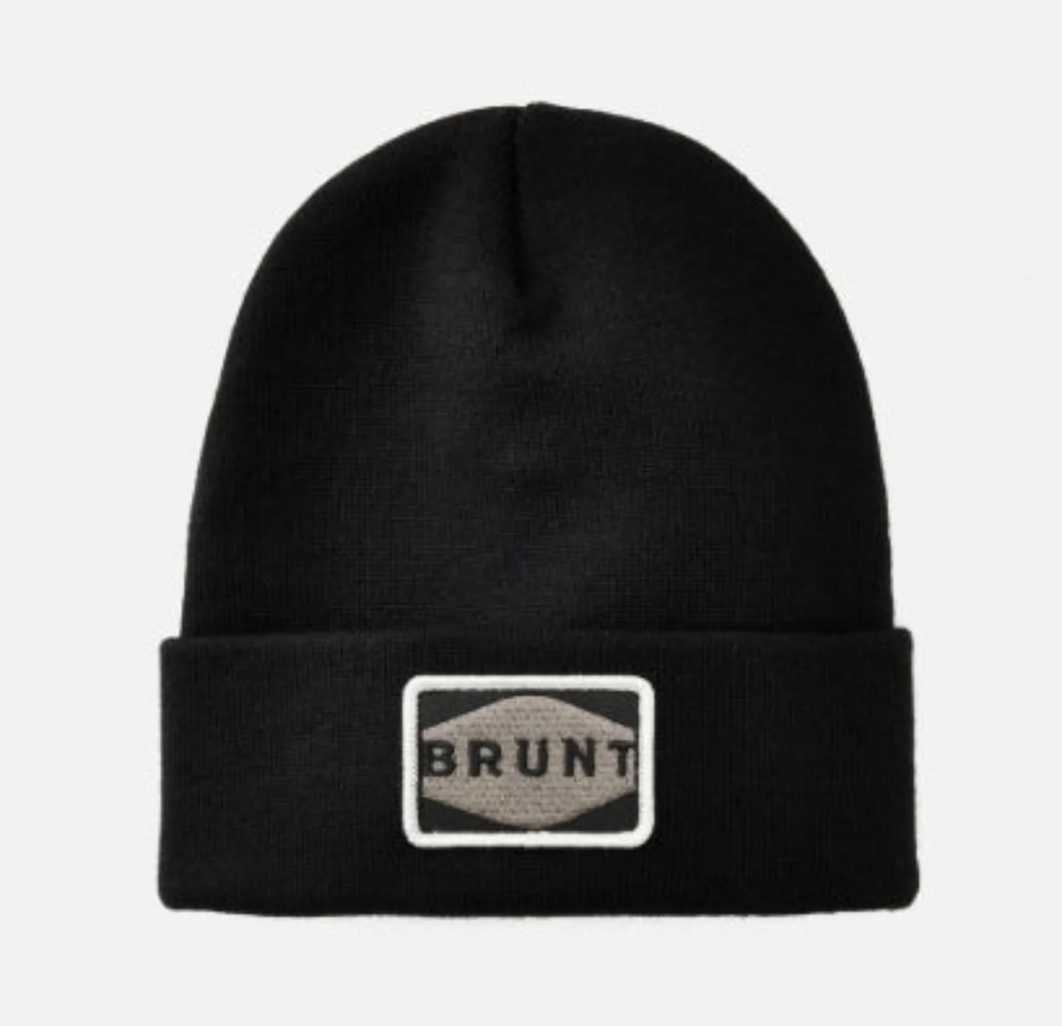BRUNT Men's Cuffed Embroidered Logo Acrylic Beanie