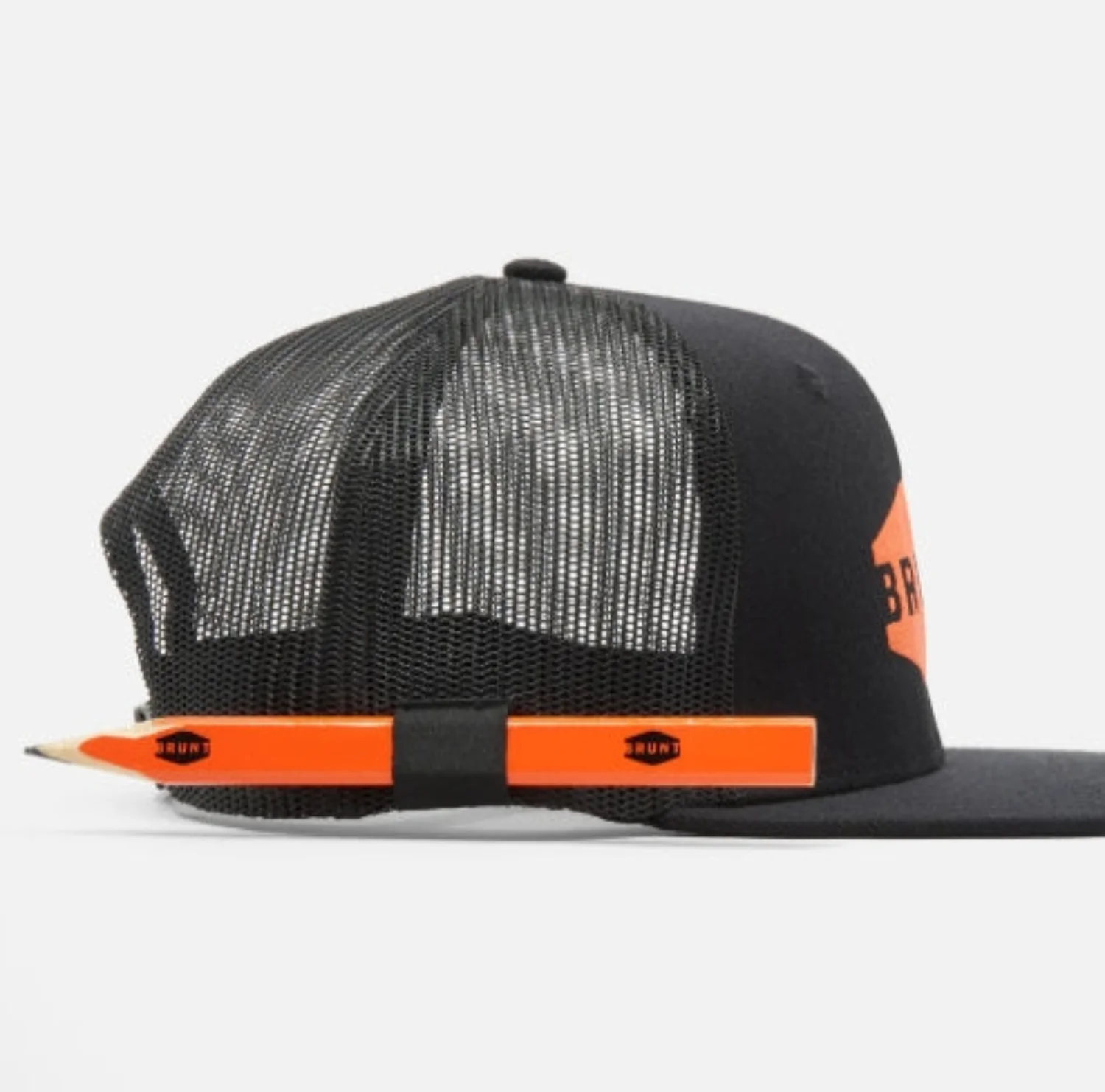 BRUNT Men's Flat Brim Pencil Holder Snapback Cap - Image 2