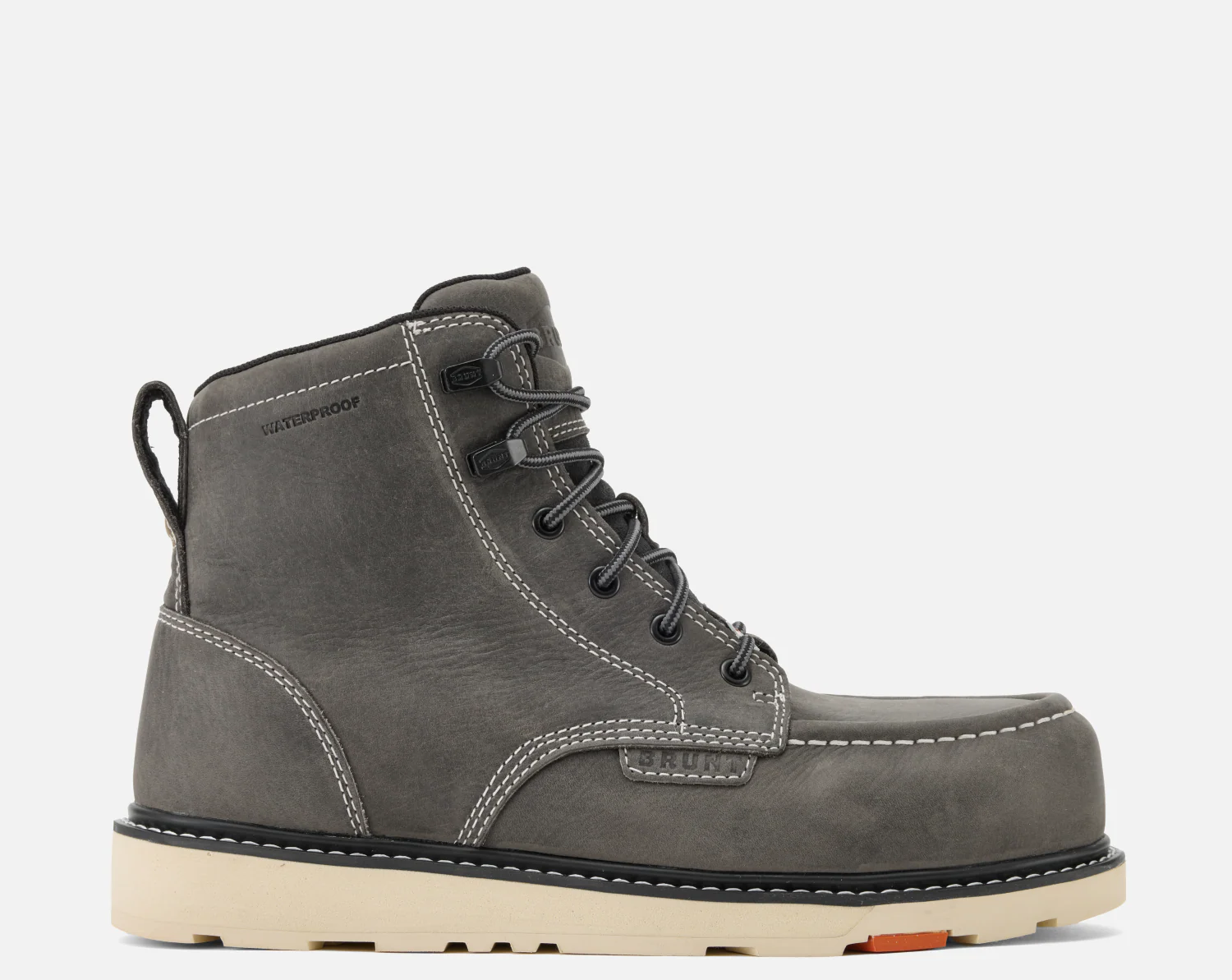 BRUNT Men's Marin 6" Waterproof Moc Toe Work Boot