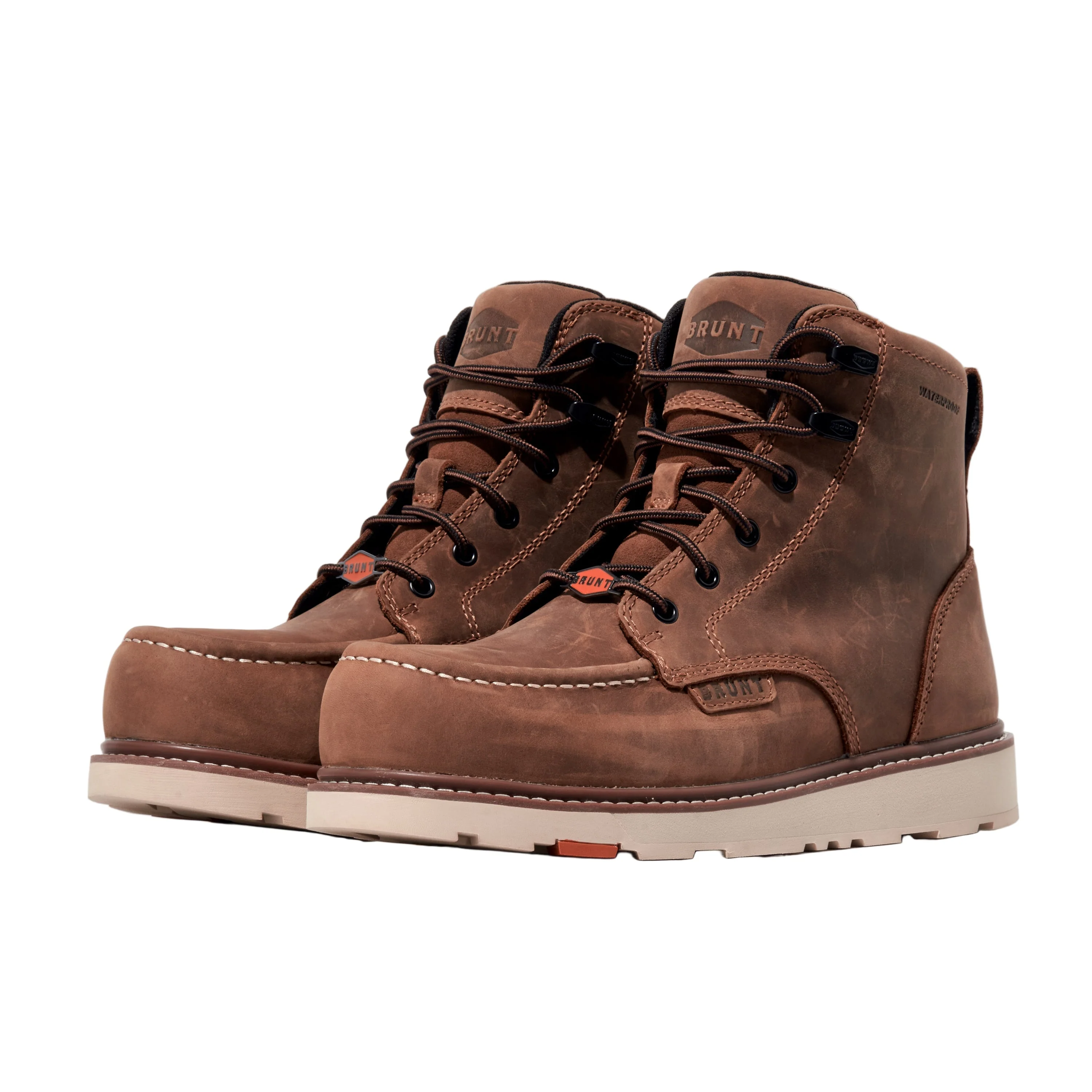 BRUNT Men's Marin 6" Comp Toe Waterproof Work Boot - Image 10