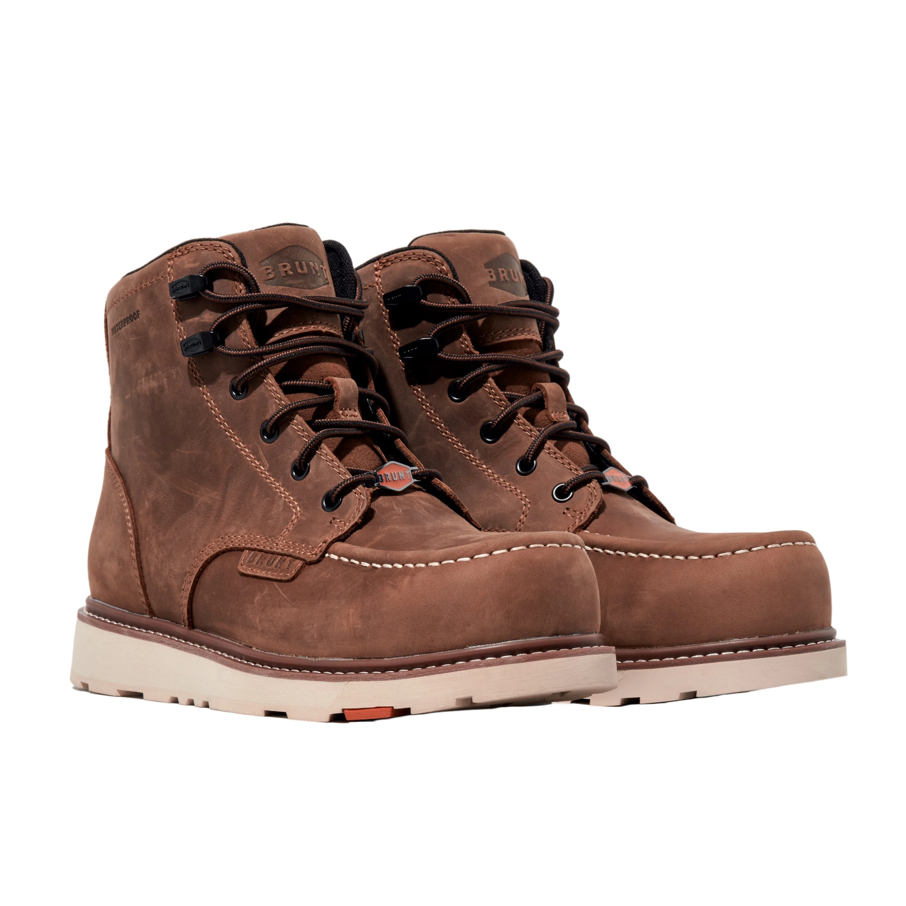 BRUNT Men's Marin 6" Comp Toe Waterproof Work Boot - Image 9