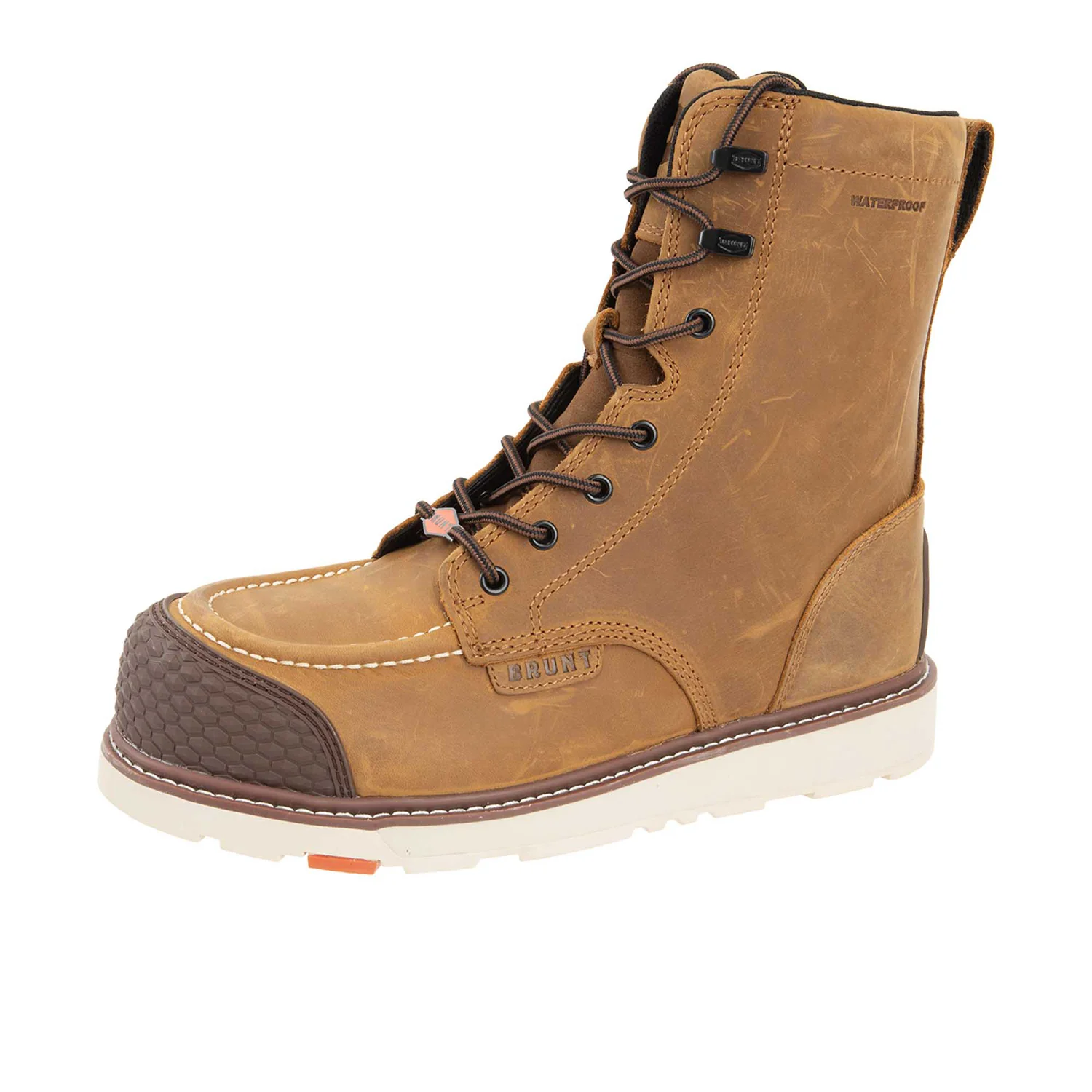 BRUNT Men's The Marin 8" BRUNT Toe Waterproof Comp Toe Work Boot - Image 5
