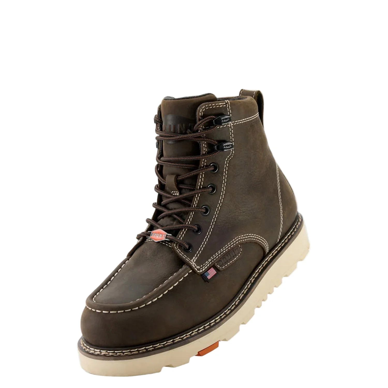 BRUNT Men's Marin USA Welted 6" Waterproof Comp Toe Work Boot - Image 3