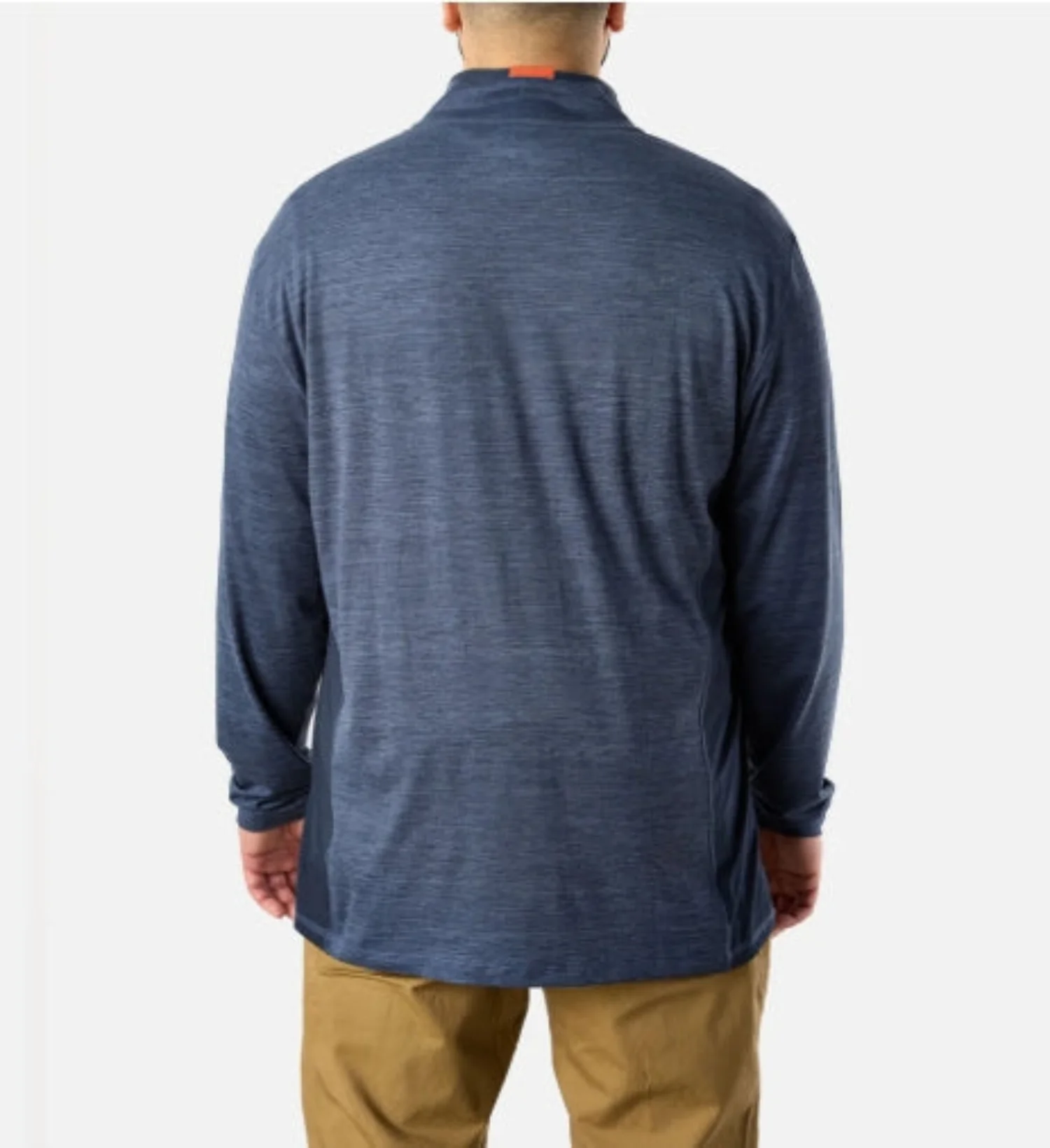 BRUNT Men's Mckenna Tech Quarter Zip Long Sleeve T-Shirt - Image 8