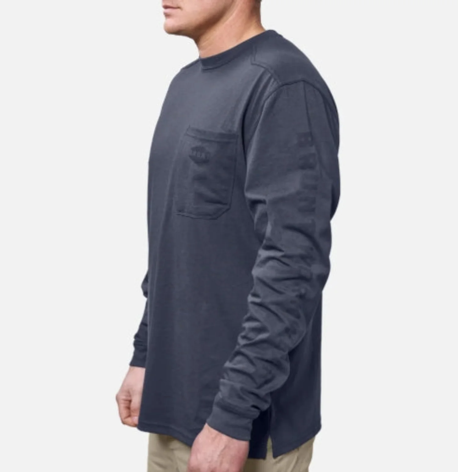 BRUNT Men's The Brunt Utility Pocket Logo Long Short T-Shirt - Image 10