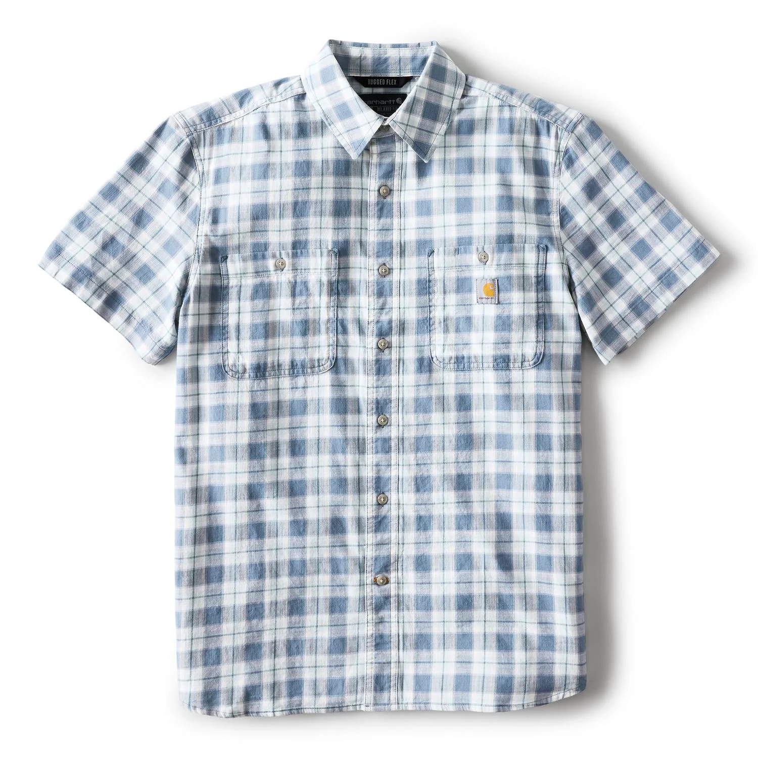 Carhartt Men's Bozeman Relaxed Short Sleeve Plaid Shirt - Image 8