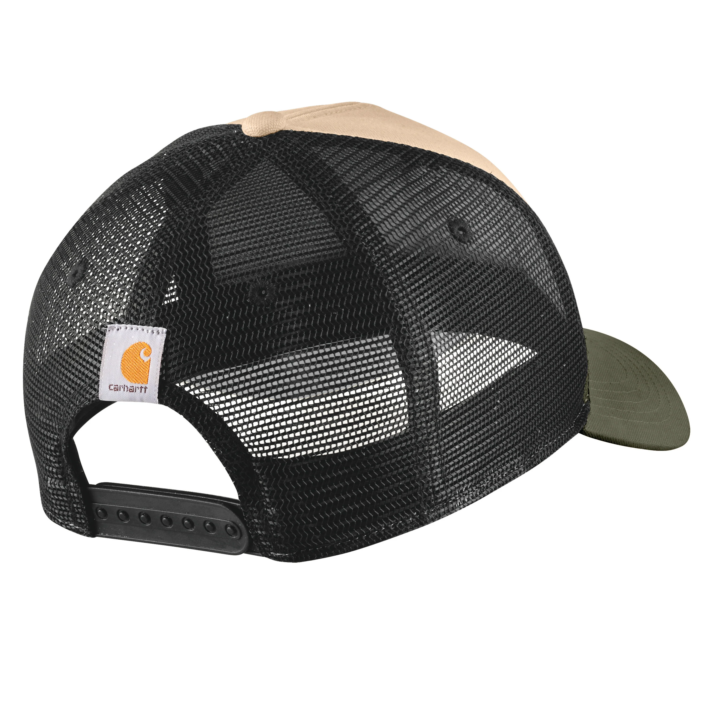 Carhartt Men's Canvas Mesh-Back Logo Graphic Cap - Image 6