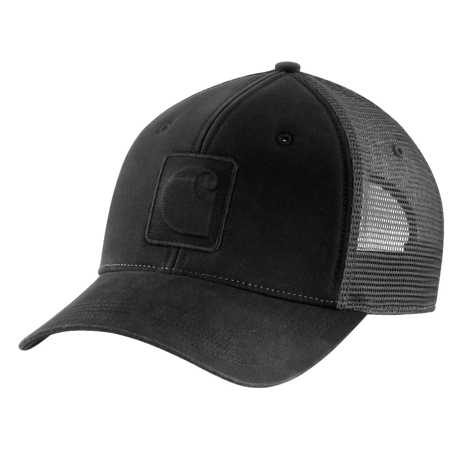 Carhartt Men's Canvas Snapback Meshback "C" Logo Cap - Image 3
